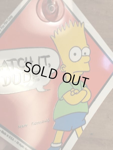 シンプソンズのバートの90年代ビンテージ吸盤プレート