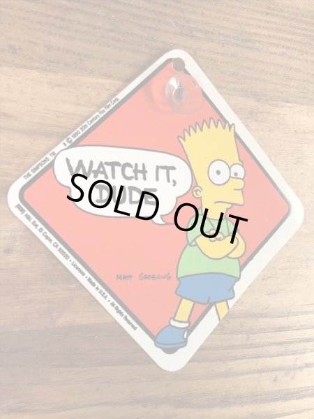 シンプソンズのバートの90年代ビンテージ吸盤プレート