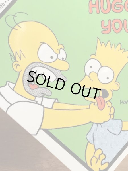 シンプソンズのホーマーとバートの90’sヴィンテージプラスチックプレート