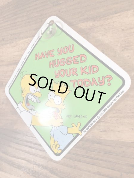 シンプソンズのホーマーとバートの90’sヴィンテージプラスチックプレート