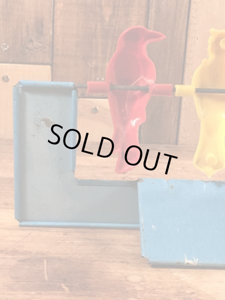 Wyandotte Toys社製の鳥が付いた50〜60年代ビンテージ的当てトイ