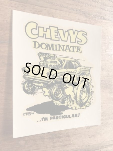 ビッグダディーエドロスのシボレーの60年代ビンテージ水張りステッカー