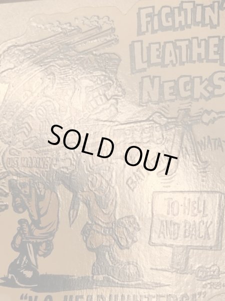 Ed “Big Daddy” RothのFightin' Leather Necksの60’sヴィンテージウォータースライドデカール