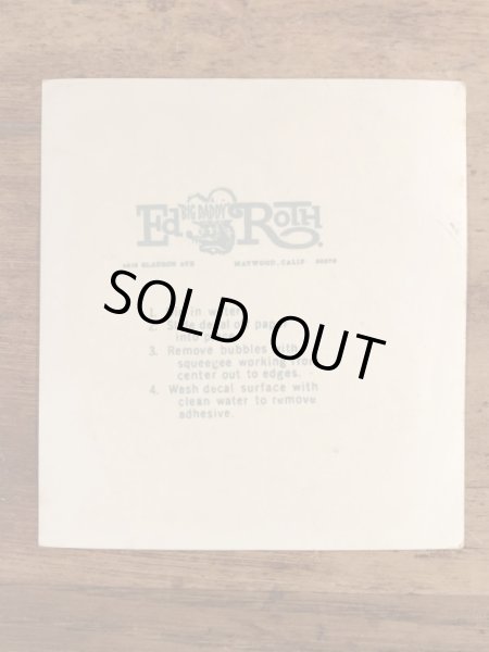 Ed “Big Daddy” RothのMake Mine Fordの60’sヴィンテージウォータースライドデカール