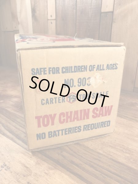 Carter Tru-Scale社製のトイチェーンソウの70’sヴィンテージおもちゃ