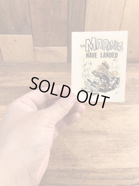 Ed “Big Daddy” RothのThe Marines Have Landedの60’sヴィンテージウォータースライドデカール