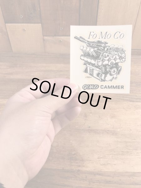 ビッグダディーエドロスのエンジンの60年代ビンテージ水張りステッカー