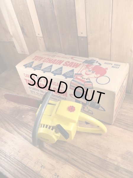 Carter Tru-Scale社製のトイチェーンソウの70’sヴィンテージおもちゃ