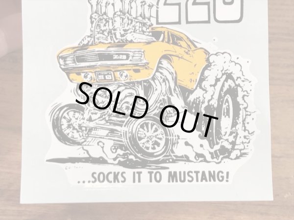 Ed “Big Daddy” RothのCamaro Z 28の60’sヴィンテージウォータースライドデカール