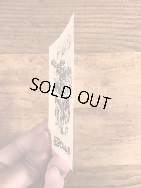 ビッグダディーエドロスのエンジンの60年代ビンテージ水張りステッカー