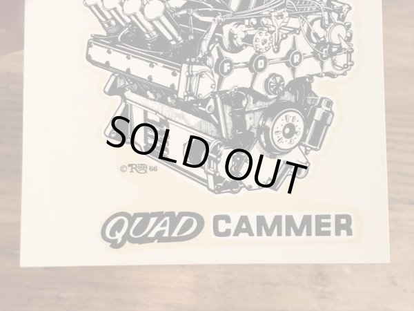 Ed “Big Daddy” RothのFo Mo Co Quad Cammerの60’sヴィンテージウォータースライドデカール