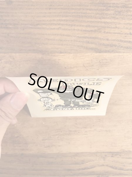 エド“ビッグダディ”ロスのMedics Ruleの60’sヴィンテージウォータースライドデカール