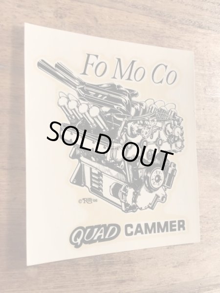 ビッグダディーエドロスのエンジンの60年代ビンテージ水張りステッカー