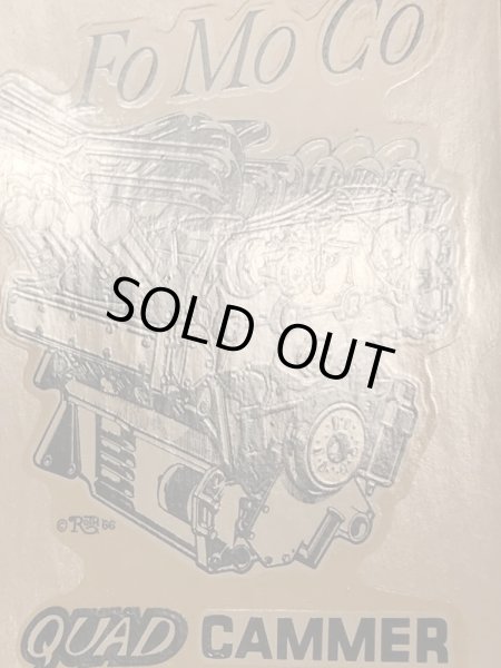 ビッグダディーエドロスのエンジンの60年代ビンテージ水張りステッカー