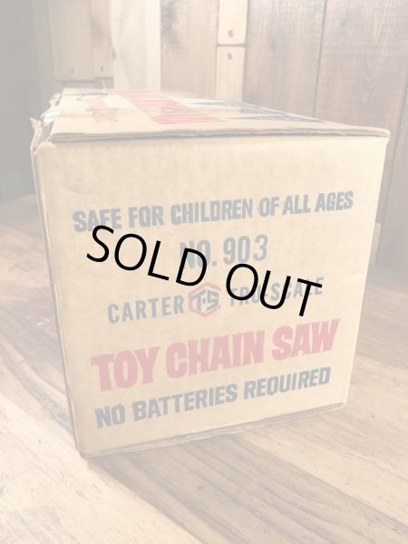 Carter Tru-Scale社製のトイチェーンソウの70’sヴィンテージおもちゃ