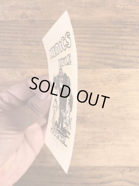 ビッグダディーエドロスのモンスターの60年代ビンテージ水張りステッカー