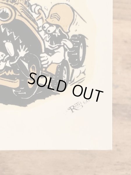 ビッグダディーエドロスのモンスターの60年代ビンテージ水張りステッカー