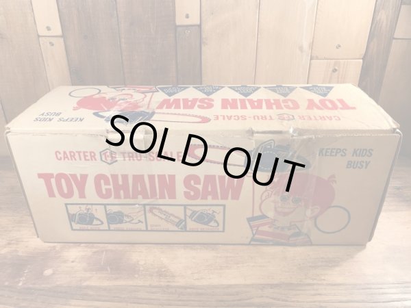Carter Tru-Scale社製のチェーンソーの70年代ビンテージトイ