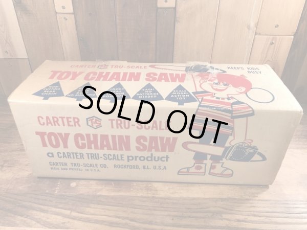 Carter Tru-Scale社製のチェーンソーの70年代ビンテージトイ