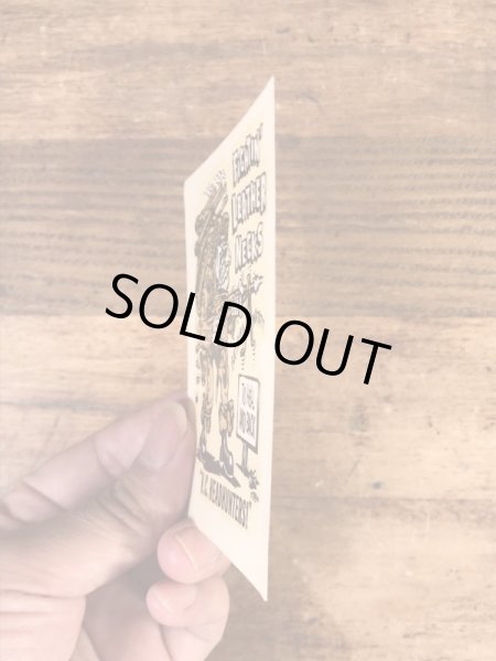 ビッグダディーエドロスのモンスターの60年代ビンテージ水張りステッカー