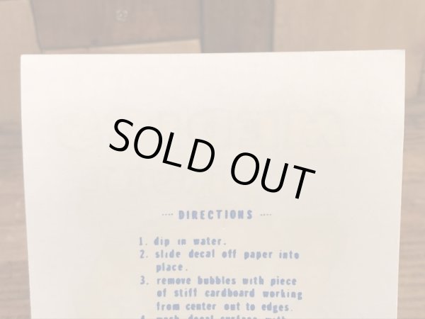 エド“ビッグダディ”ロスのMedics Ruleの60’sヴィンテージウォータースライドデカール