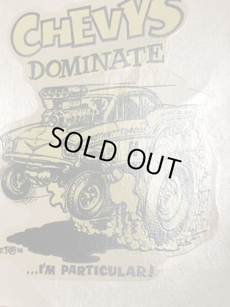 ビッグダディーエドロスのシボレーの60年代ビンテージ水張りステッカー