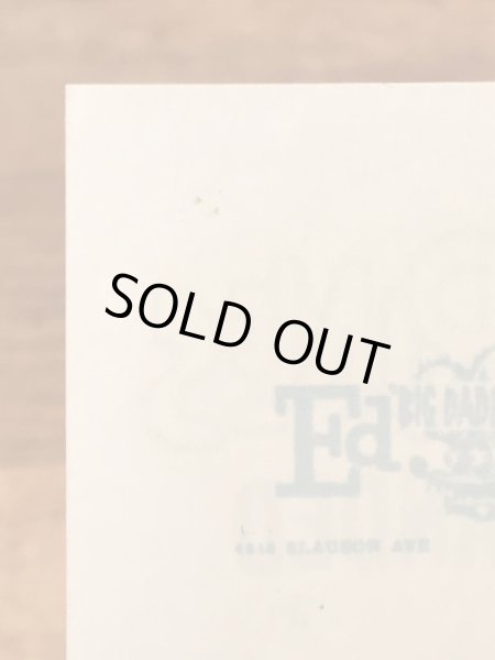 ビッグダディーエドロスのモンスターの60年代ビンテージ水張りステッカー