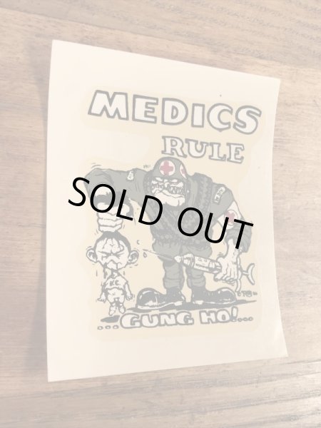 ビッグダディーエドロスのモンスターの60年代ビンテージ水張りステッカー