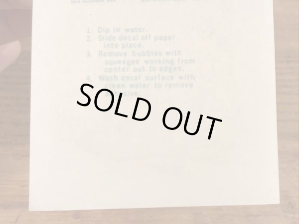 ビッグダディーエドロスのモンスターの60年代ビンテージ水張りステッカー