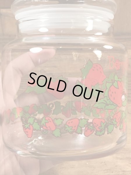 ストロベリーショートケーキのスモールサイズの80’sヴィンテージキャニスター