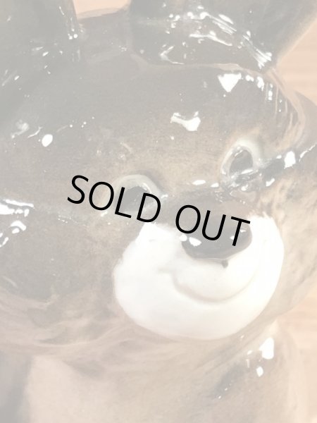 モスクワオリンピックのこぐまのミーシャの80年代ビンテージ陶器フィギュア