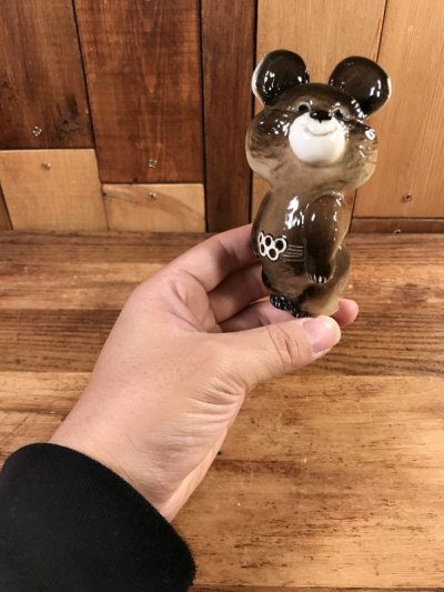 画像3: Olympics in Moscow “Misha Bear” Ceramic Doll　こぐまのミーシャ　ビンテージ　セラミックドール　オリンピック　80年代