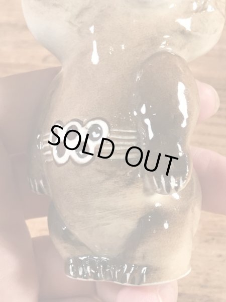 モスクワオリンピックのこぐまのミーシャの80’sヴィンテージセラミックドール