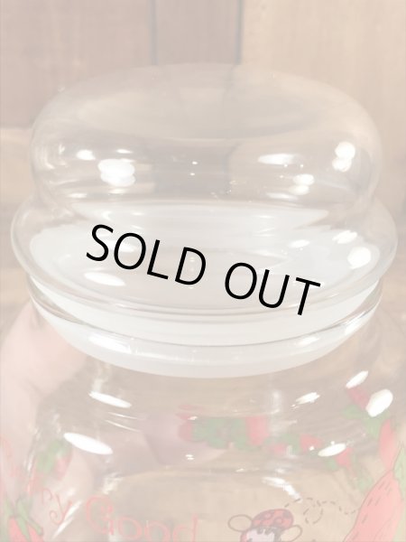 ストロベリーショートケーキのスモールサイズの80’sヴィンテージキャニスター