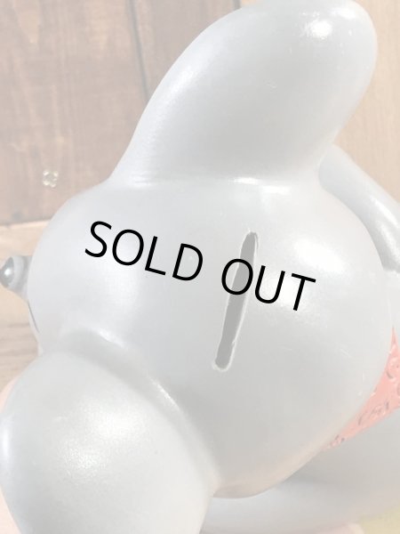 ラスベリー社製のネズミの70年代ビンテージ貯金箱フィギュア