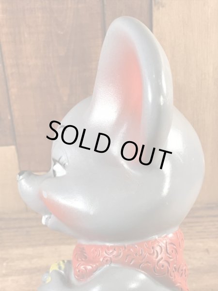 ラスベリー社製のネズミの70年代ビンテージ貯金箱フィギュア