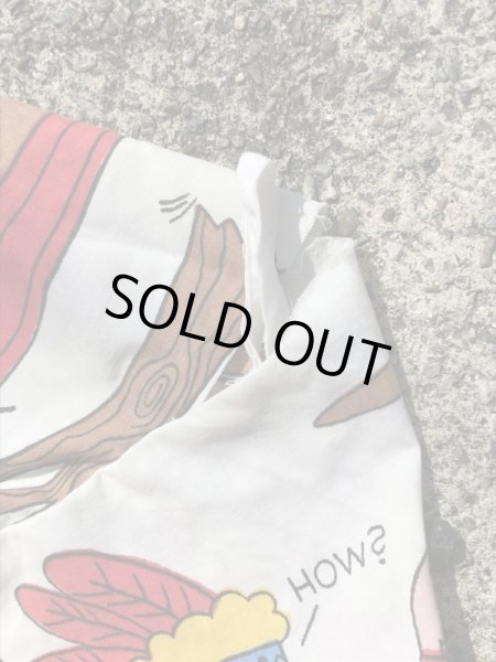 カートゥーンキャラクターのダドリードゥーライトの70年代ビンテージボックスシーツ