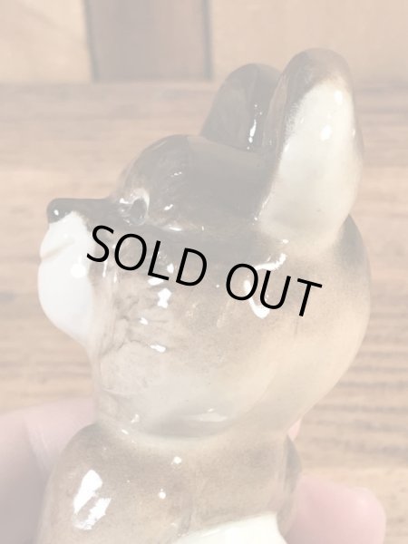 モスクワオリンピックのこぐまのミーシャの80年代ビンテージ陶器フィギュア