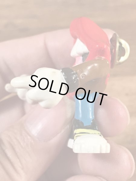 アドバタイジングキャラクターのタンリップスの80年代ビンテージピンバッジ