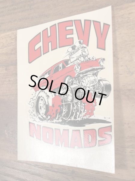 Ed “Big Daddy” RothのChevy Nomadsの60’sヴィンテージウォータースライドデカール