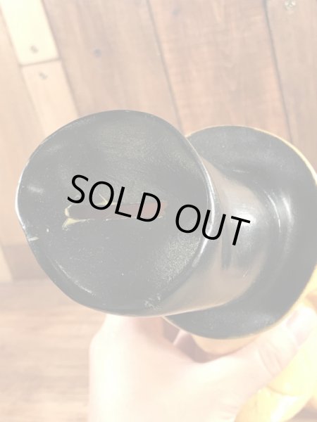 New York Vinyl Prod社製のウッドベースの弾くアヒルの70年代ビンテージ貯金箱フィギュア