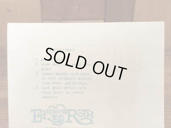 Ed “Big Daddy” RothのCorpsmen Rule U.S.Navyの60’sヴィンテージウォータースライドデカール