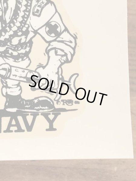 Ed “Big Daddy” RothのCorpsmen Rule U.S.Navyの60’sヴィンテージウォータースライドデカール