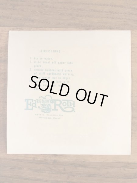 Ed “Big Daddy” RothのCorpsmen Rule U.S.Navyの60’sヴィンテージウォータースライドデカール