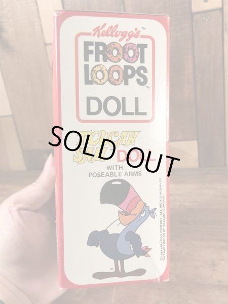 ケロッグのアドバタイジングキャラクター「スナップクラックルポップ」の70年代ビンテージ箱付きドールセット