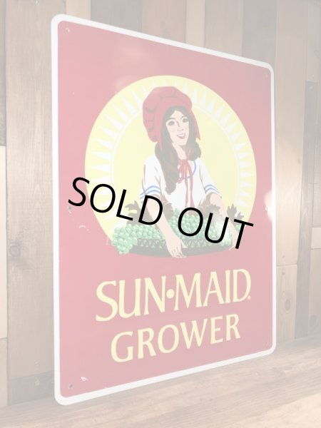 カリフォルニアレーズンで有名なサンメイドの80年代ビンテージ看板