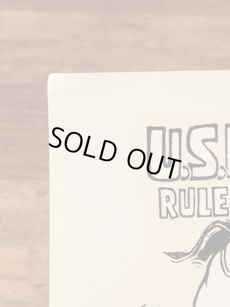 ビッグダディーエドロスのモンスターの60年代ビンテージ水張りステッカー