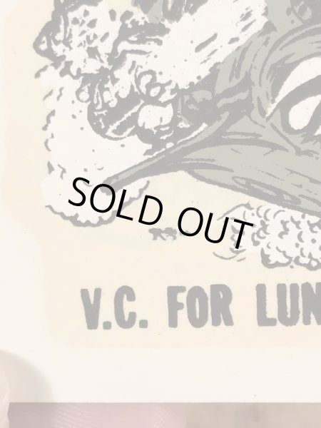 ビッグダディーエドロスのキラーコプターの60年代ビンテージ水張りステッカー