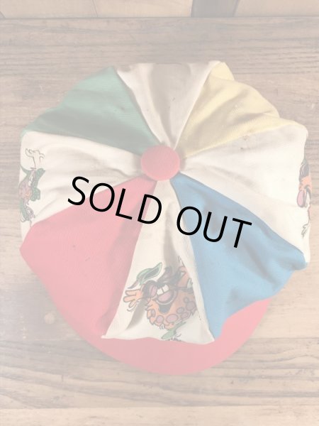 アドバタイジングキャラクターのマジックマウンテンの70年代ビンテージキャスケット