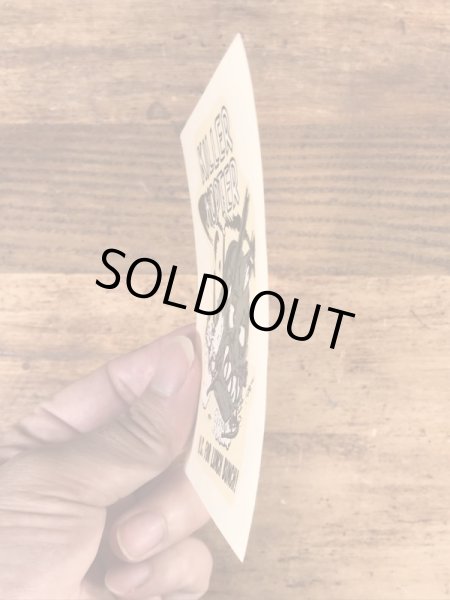 ビッグダディーエドロスのキラーコプターの60年代ビンテージ水張りステッカー